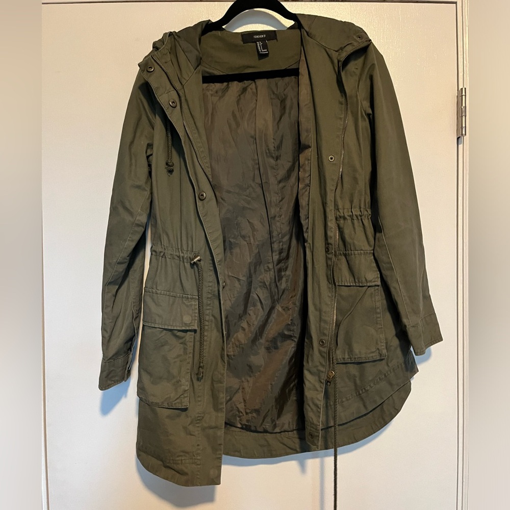 Olive Green Utility Coat